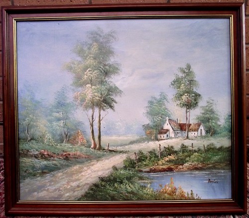 Large oil painting - oil,