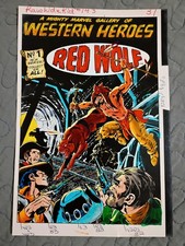 RED WOLF Marvel Comics Splash