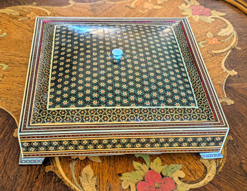 Vintage persian khatam kari - vintage,