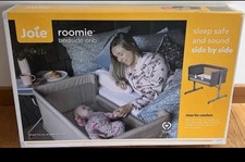 Joie Roomie - Drop side, Bed side crib - Brand New