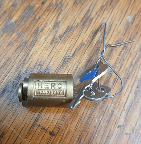 Vintage hero cylinder lock - hero,