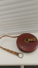 Vintage 66ft Leather and Brass