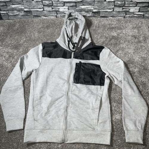 Men kangol grey black zip - grey/black,