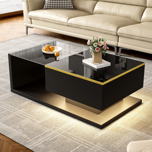 Coffee table with led light - table, &