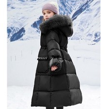 Kids Girls Winter Coat Hooded