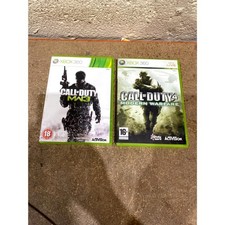 Lot of 2 Call of Duty: Modern Warfare & MW3 (Xbox 360) Activision Video Game