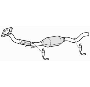 Approved front pipe catalyst - approved, &