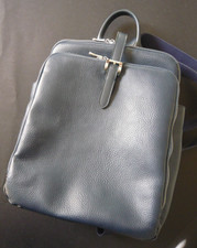 Navy Ladies Rucksack Bag Faux