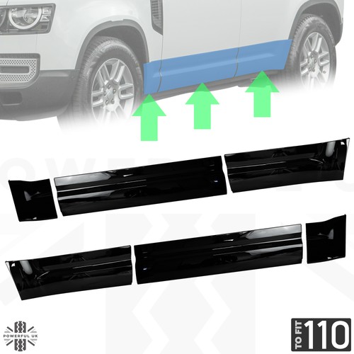 Lower door moulding 6pc kit - 6pc,