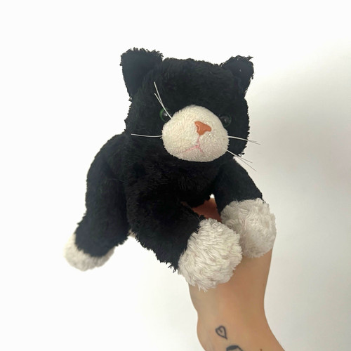 Ravensden black white cat - black, &