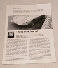 Marcos 3-Litre Road Test No