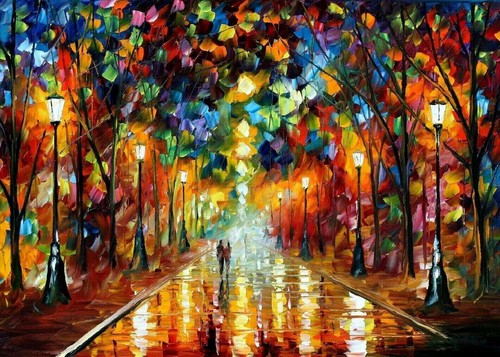 Leonid afremov oil painting - leonid,