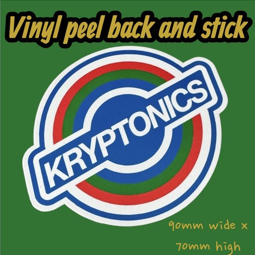 Kryptonics vinyl sticker - kryptonics,