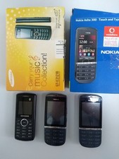 3 x Phones - Nokia Asha 300 (x 2) and Samsung GTE2121B (x1)