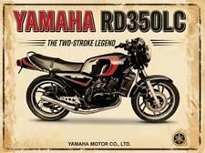 Yamaha RD350LC Metal Sign