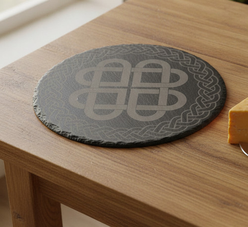 30cm round slate serving - 30cm,
