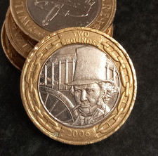 2 pound coin £2 Brunel 