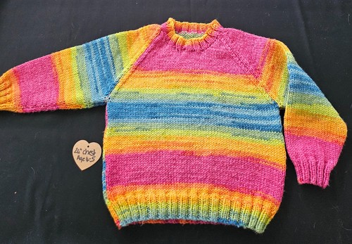 Hand knitted childrens jumper - childrens,