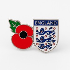 England Football Club Three Lions Enamel Pin Badge