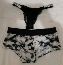 2 Pairs Sexy Panties Black