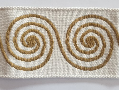 Gold calyx jacquard braid - calyx,