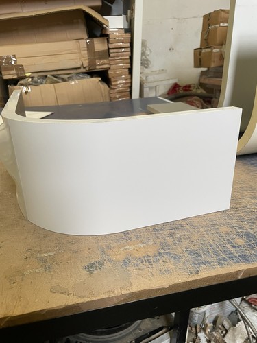 Grey matt external curved - grey,