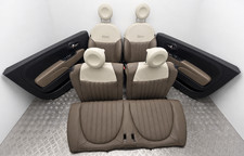 Fiat 500 seats brown pelle - brown,