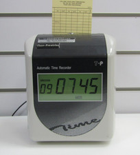 Time Precision T-P100DiS DIGITAL Timer Recorder  Clock In & Out  Machine