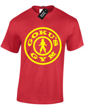 GOKU'S GYM MENS T SHIRT DBZ