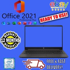 HP Pavilion 250 G7 Windows 11 Microsoft Office i5 8GB 256GB SSD WARRANTY Laptop