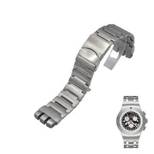 23mm Silver Color Steel Watch