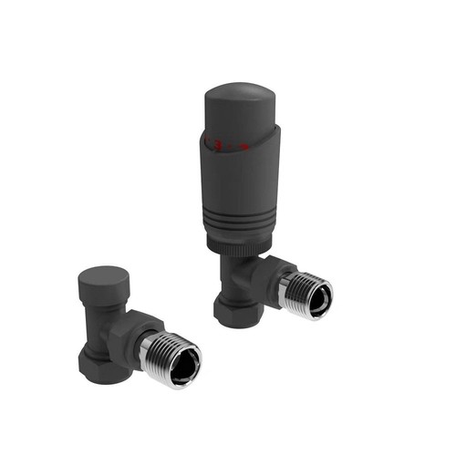 Anthracite angled thermostatic - angled,