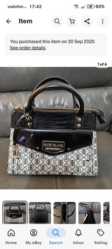 River island handbag - river,