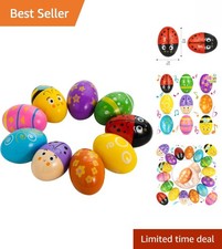 12 Pack 2.3'' Wooden Egg