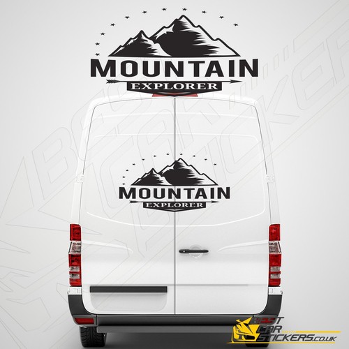 Van mountain compass vinyl - mountain,