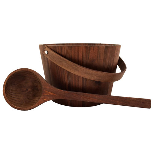 Emendo wooden pail ladle - wooden, &