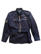 Welsh Guards No.1 Dress Jacket Black Size Large With Belt British Army Surplus L