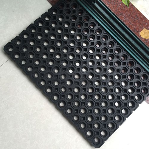 Large rubber ring door mat - large,