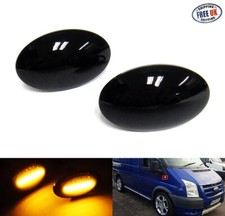 2x Black Lens Side Indicator