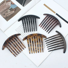 Large Bar Slides Hair Comb French Twist Long Tooth Side Combs Hair Accessory