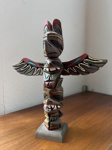 Alaska totem pole carving - alaska,