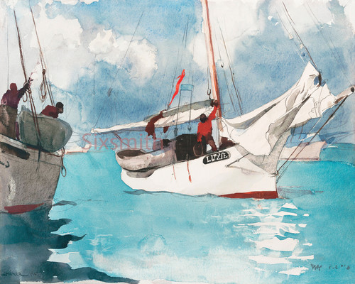 Fishing boats key - fishing, west