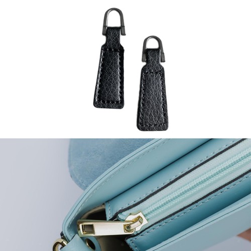 Leather zipper pulls - zipper,