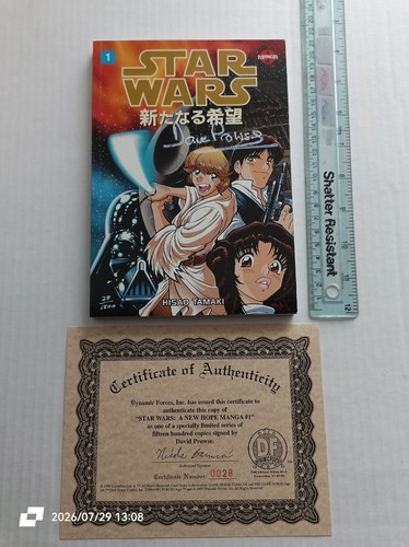 Star wars manga signed by - manga,