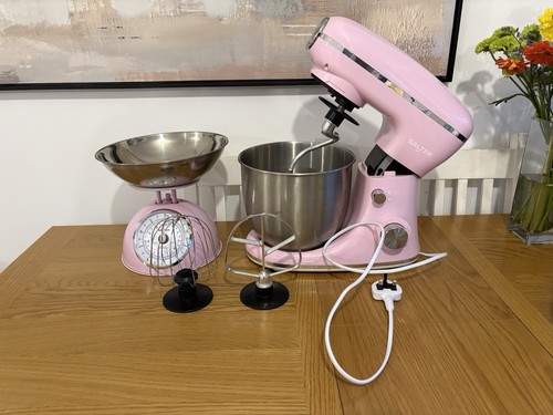 Salter retro pink stand mixer - salter,