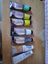 Artists Oil Paints 37ml Suze Tubes X 7 Assorted Colours