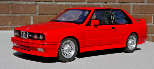 Bmw e30 coupe red diecast - bmw,