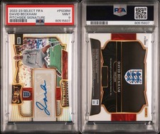 2022-23 Panini Select FIFA David Beckham ENGLAND Signature AUTO PSA 9 Prizm