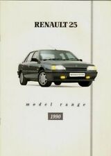 Renault 25 1989-90 UK Market 8pp Sales Brochure V6 Turbo V6i TXi GTX TXE TX GTS