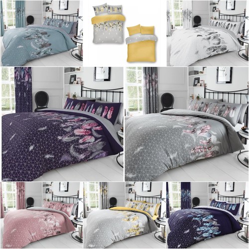 Feathers print duvet - print,